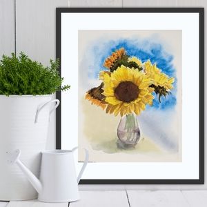 Art Print of Watercolour Painting
